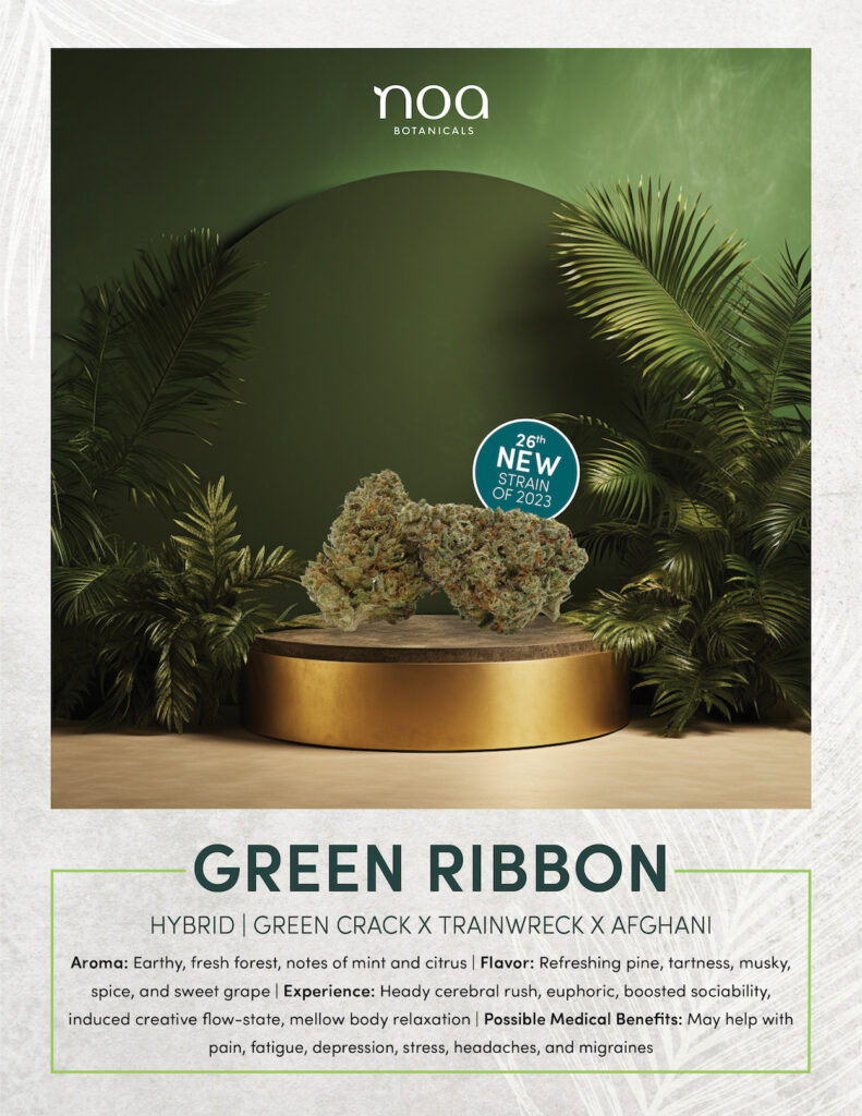 Noa green ribbon cbd.